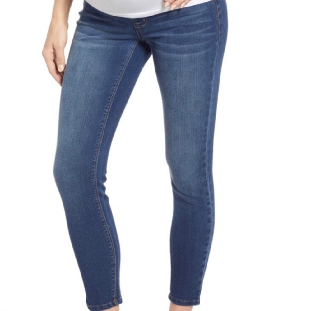 1822 Stretch 360 ankle skinny maternity jeans